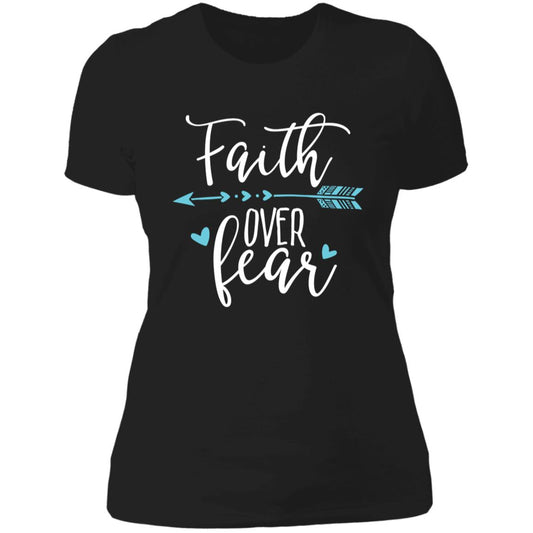 Faith Over Fear Mother's Day Women's Boyfriend T-Shirt