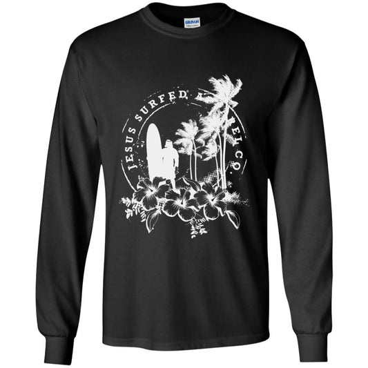 Jesus Surfed Apparel - Boy's/Girl's Youth Cotton Long Sleeve T-Shirt