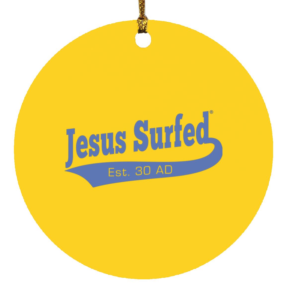 Est 30 AD Circle Ornament