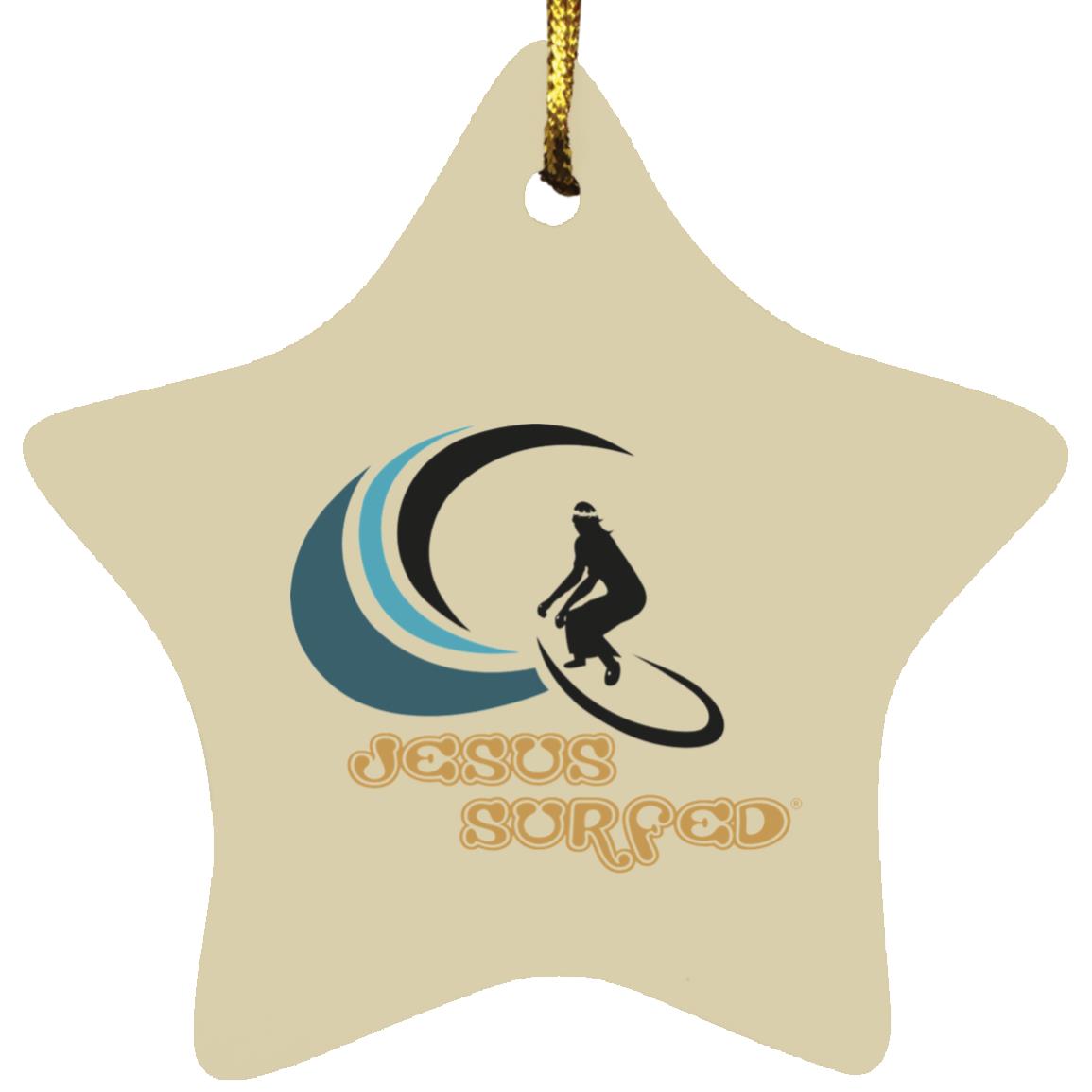 Ridin' the Wave - Star Ornament