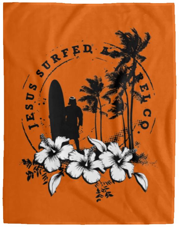 Jesus Surfed Apparel - Cozy Plush Fleece Blanket - 60x80