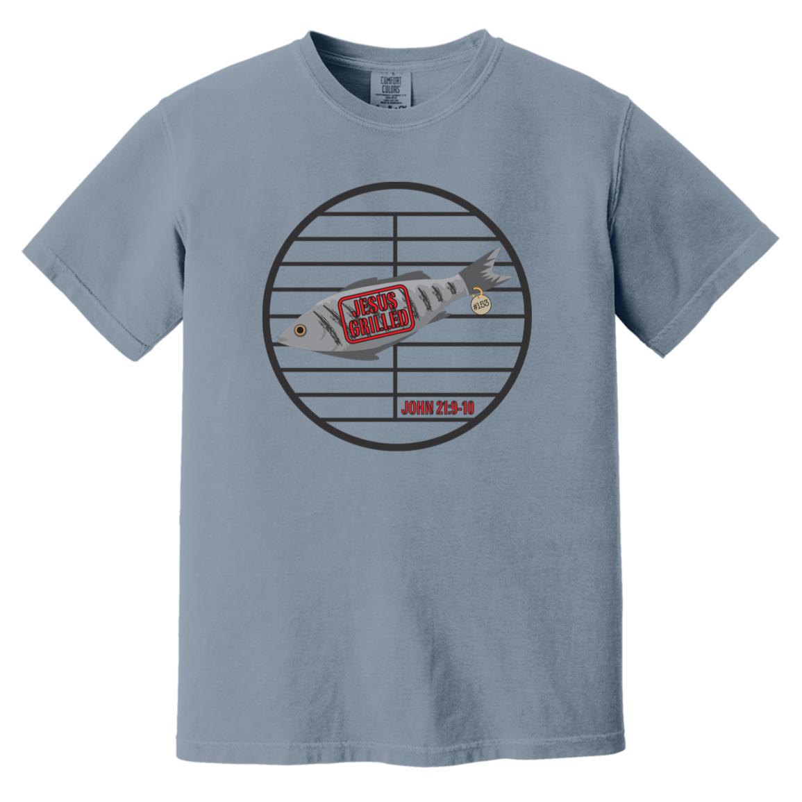 153 Fish - Men's Soft-Washed Comfort Cotton Short Sleeve T-Shirt