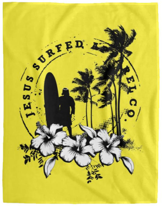 Jesus Surfed Apparel - Cozy Plush Fleece Blanket - 60x80