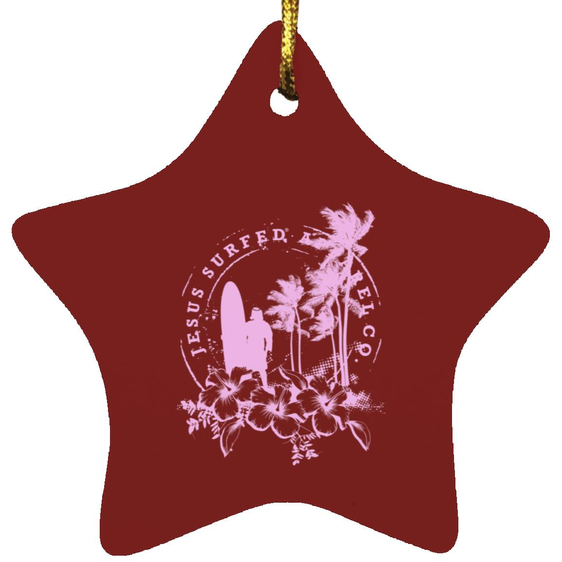 Jesus Surfed Apparel - Star Ornament