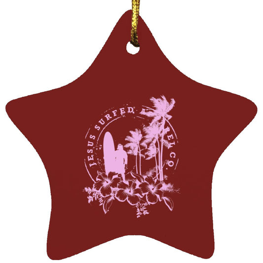 Jesus Surfed Apparel - Star Ornament