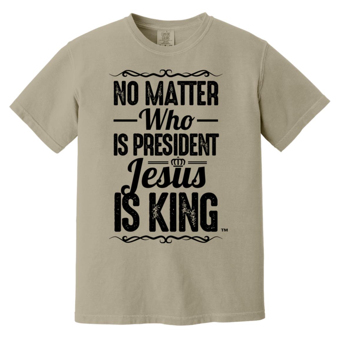 Jesus is King - Men's Soft-Washed Comfort Cotton Short Sleeve T-Shirt