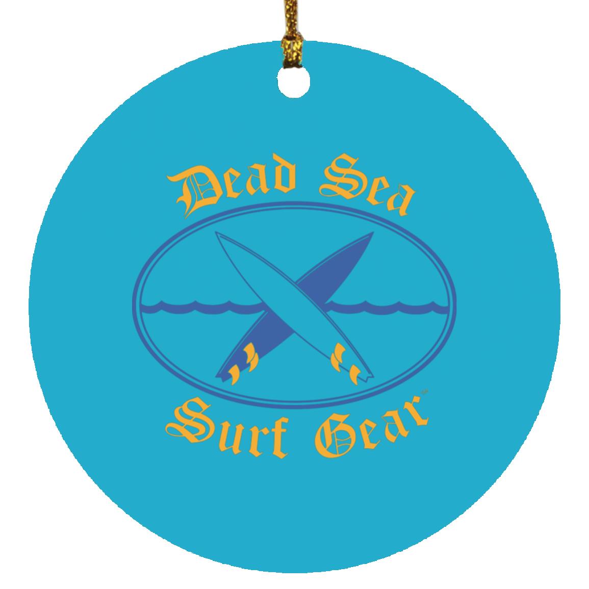Dead Sea Surf Gear - Circle Ornament
