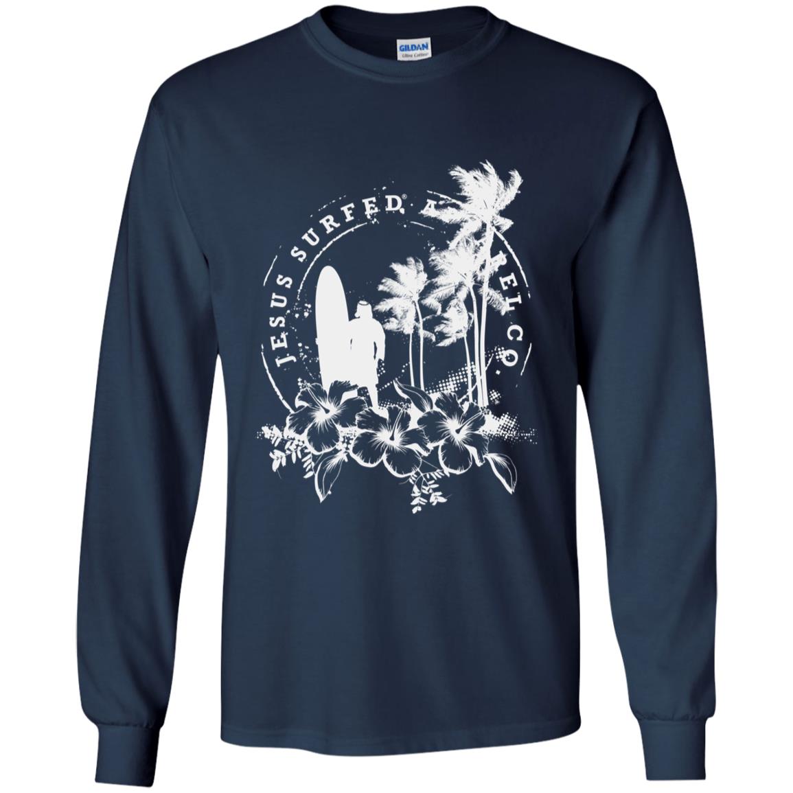 Jesus Surfed Apparel - Boy's/Girl's Youth Cotton Long Sleeve T-Shirt