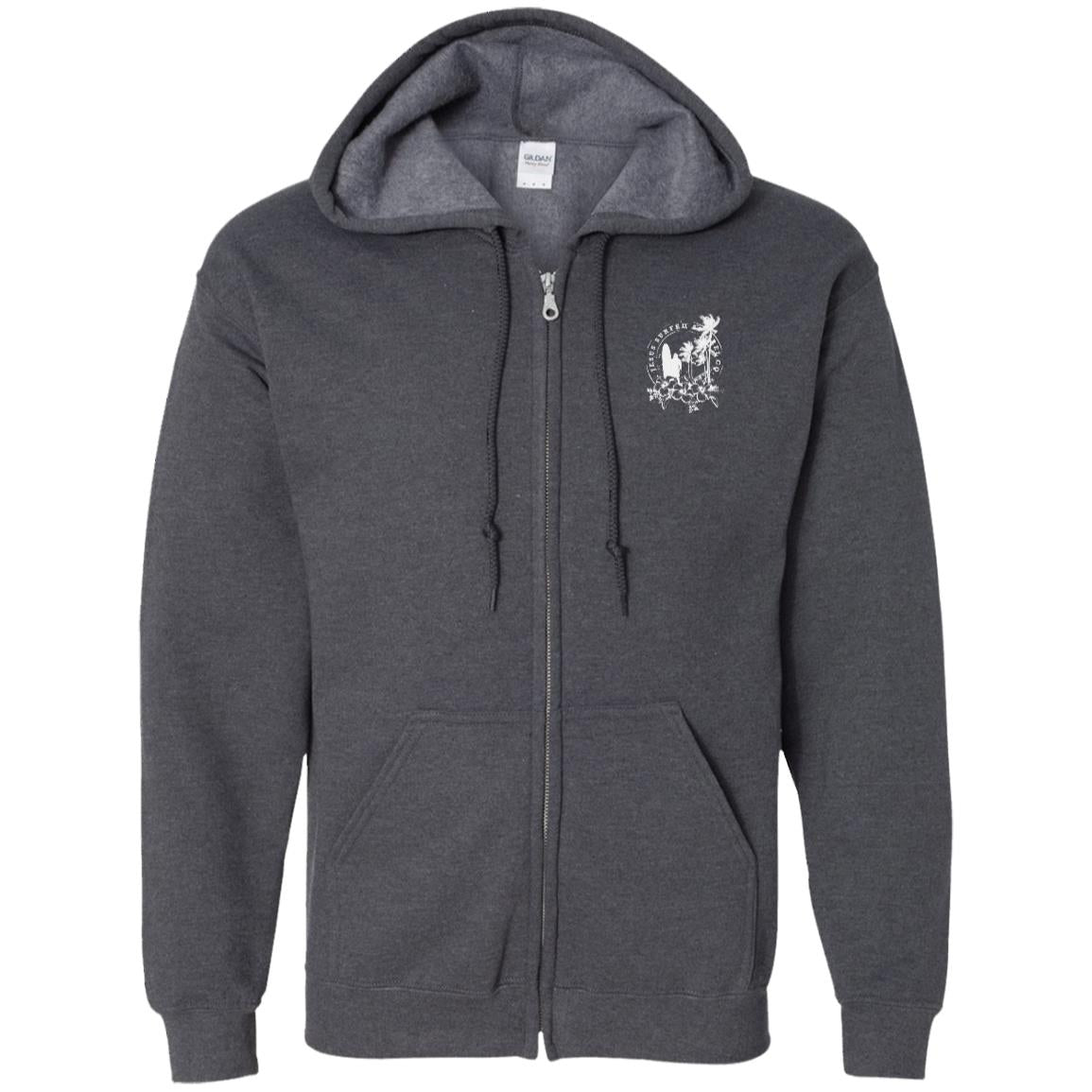 Jesus Surfed Apparel - Men/Women Unisex Full Zip Hoodie