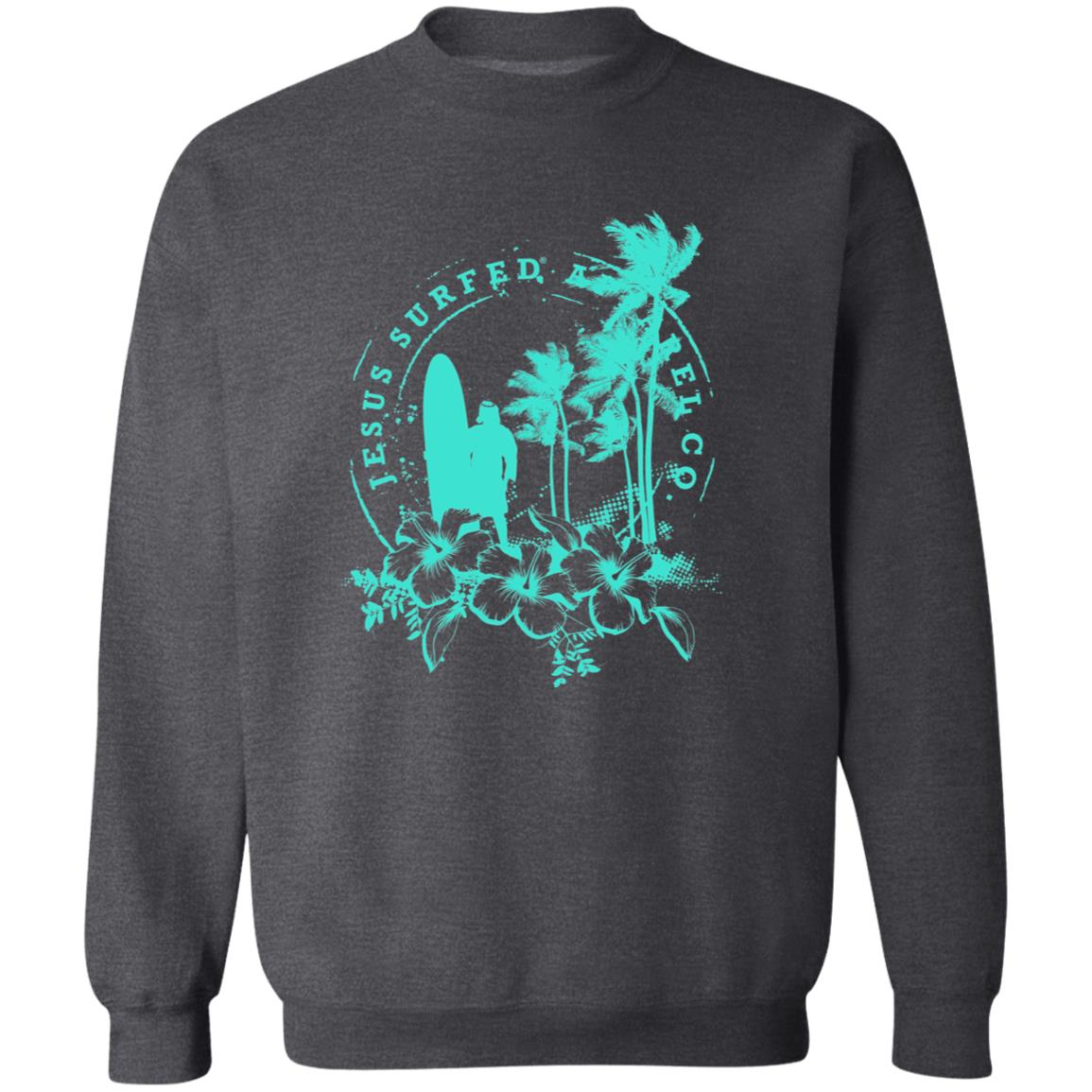 Jesus Surfed Apparel - Men/Women Unisex Crewneck Sweatshirt