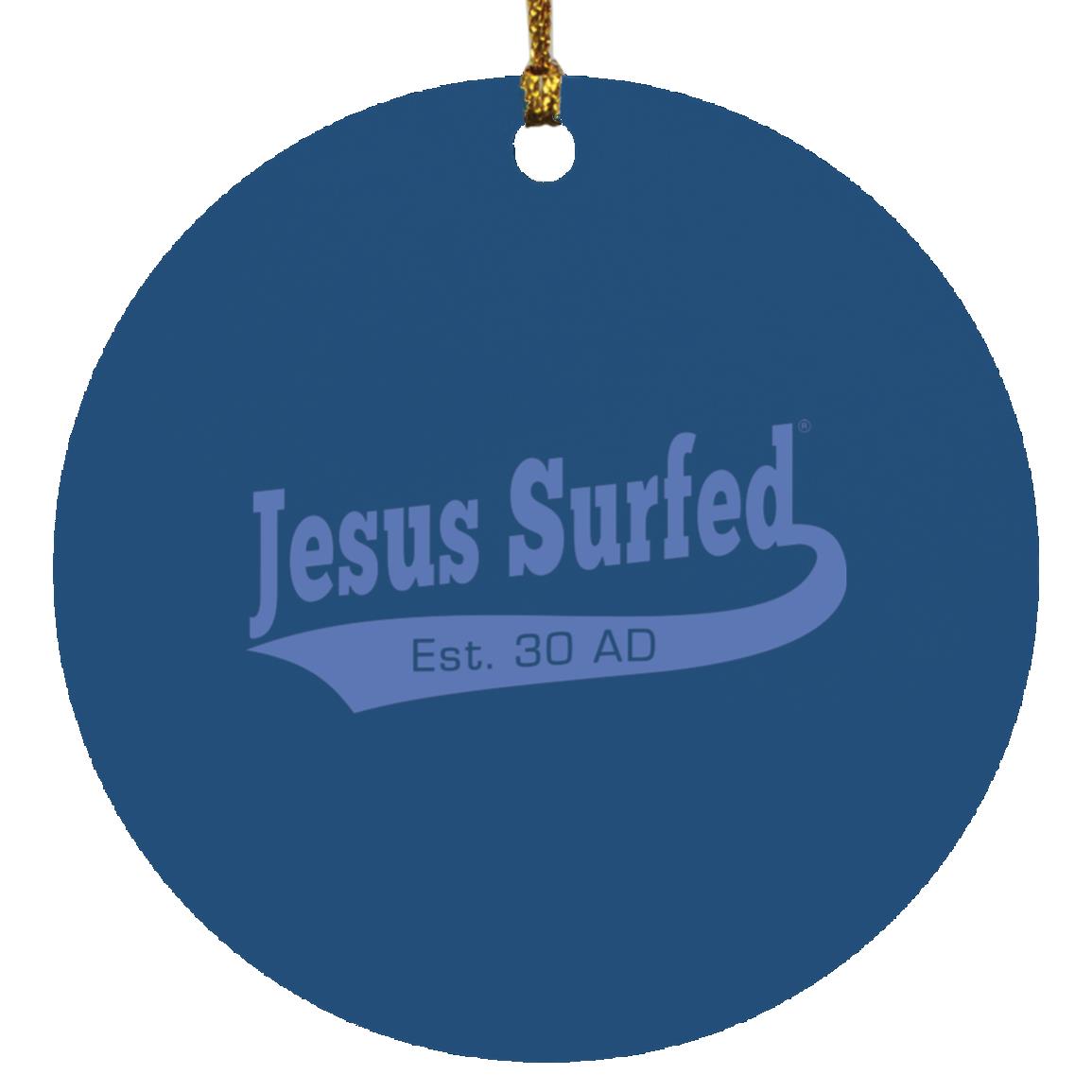Est 30 AD Circle Ornament