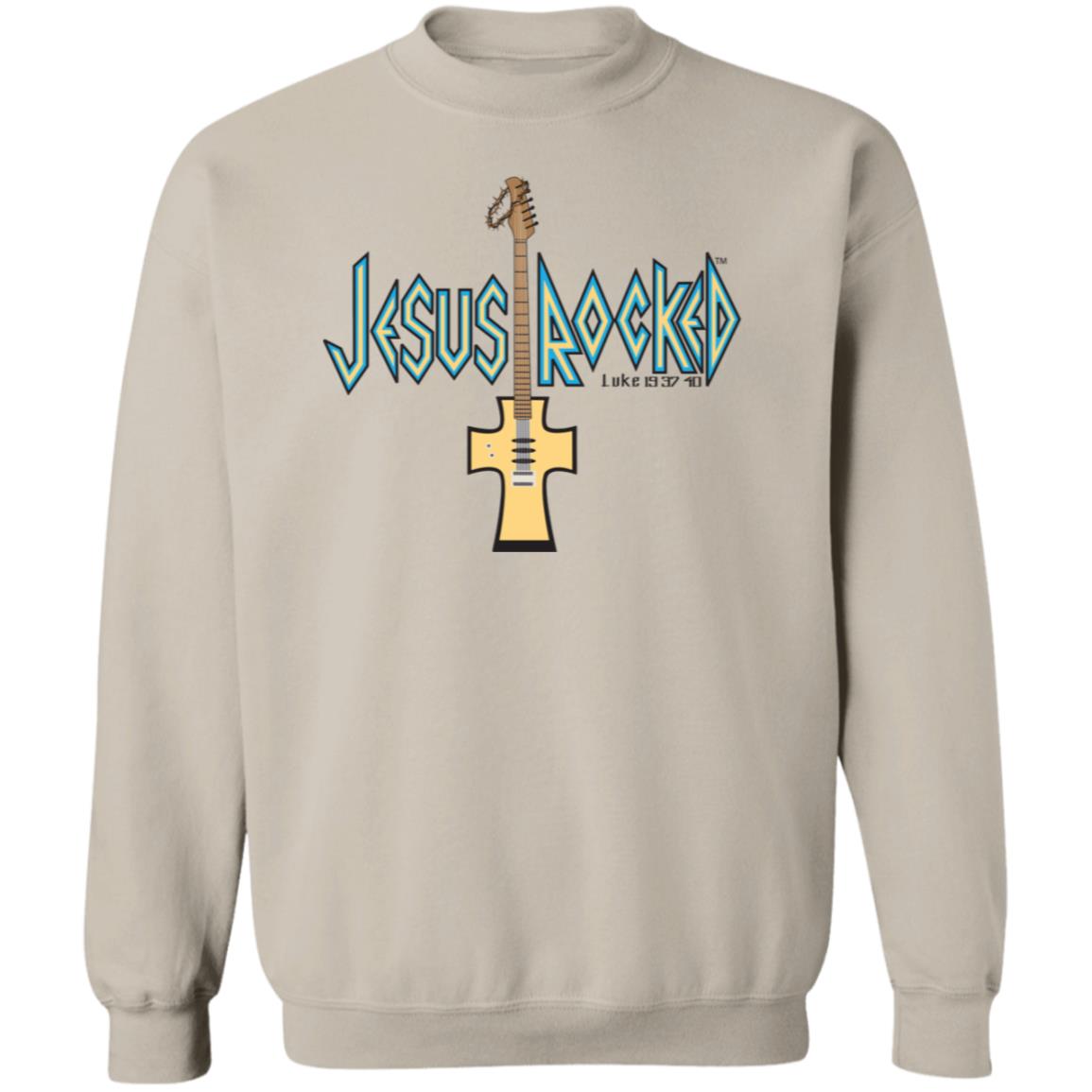 Cross Guitar - Men/Women Unisex Crewneck Sweatshirt