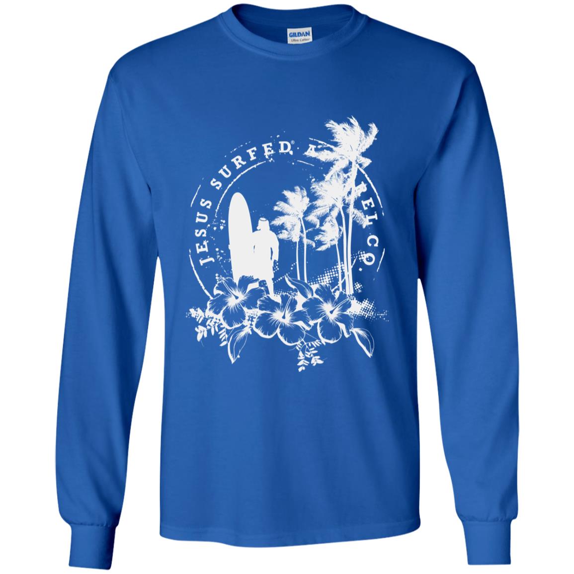 Jesus Surfed Apparel - Boy's/Girl's Youth Cotton Long Sleeve T-Shirt