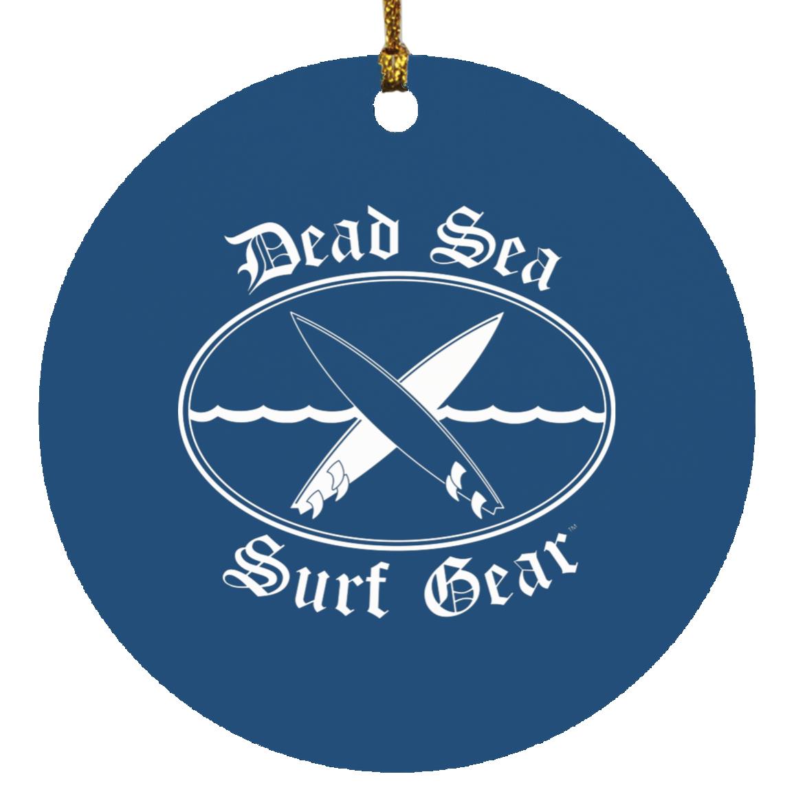 Dead Sea Surf Gear Circle Ornament