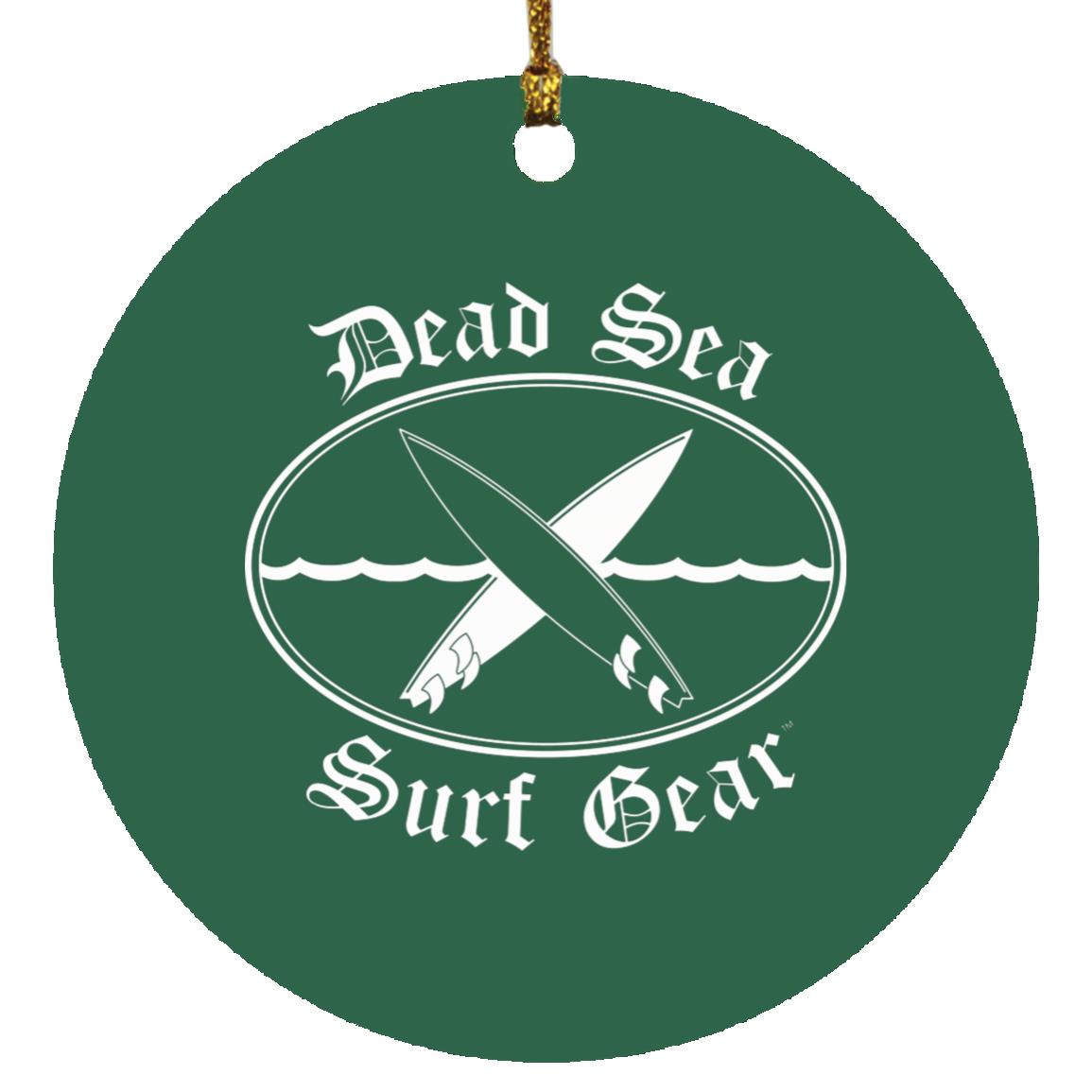 Dead Sea Surf Gear Circle Ornament