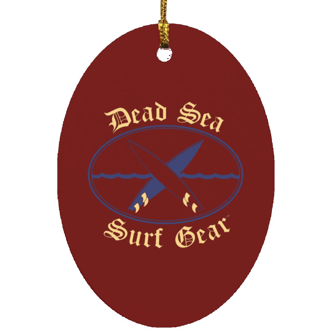 Dead Sea Surf Gear - Oval Ornament