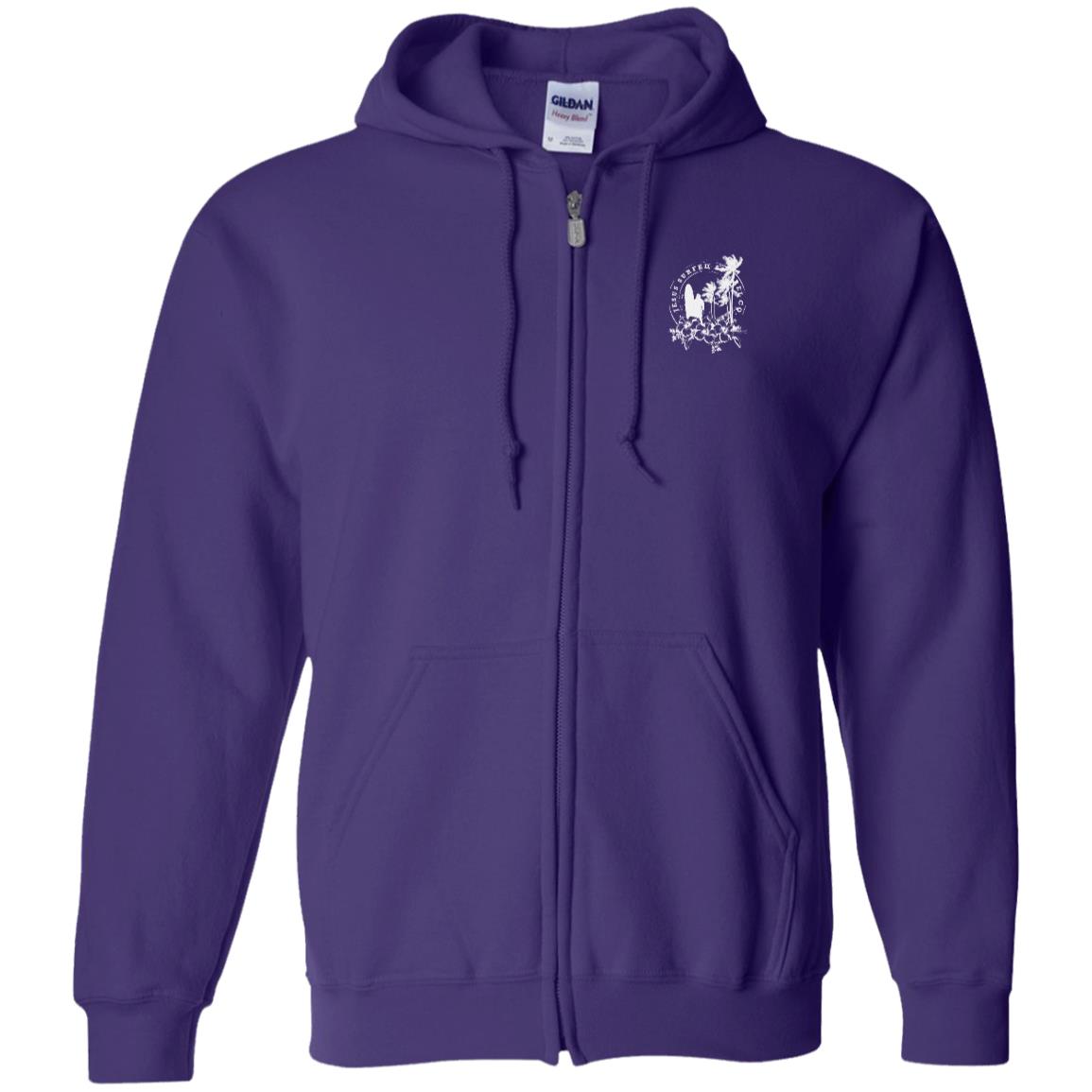 Jesus Surfed Apparel - Men/Women Unisex Full Zip Hoodie