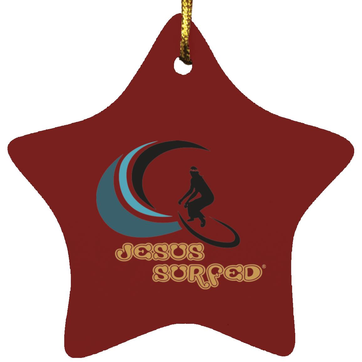 Ridin' the Wave - Star Ornament