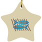 Grilled Fish Star Ornament