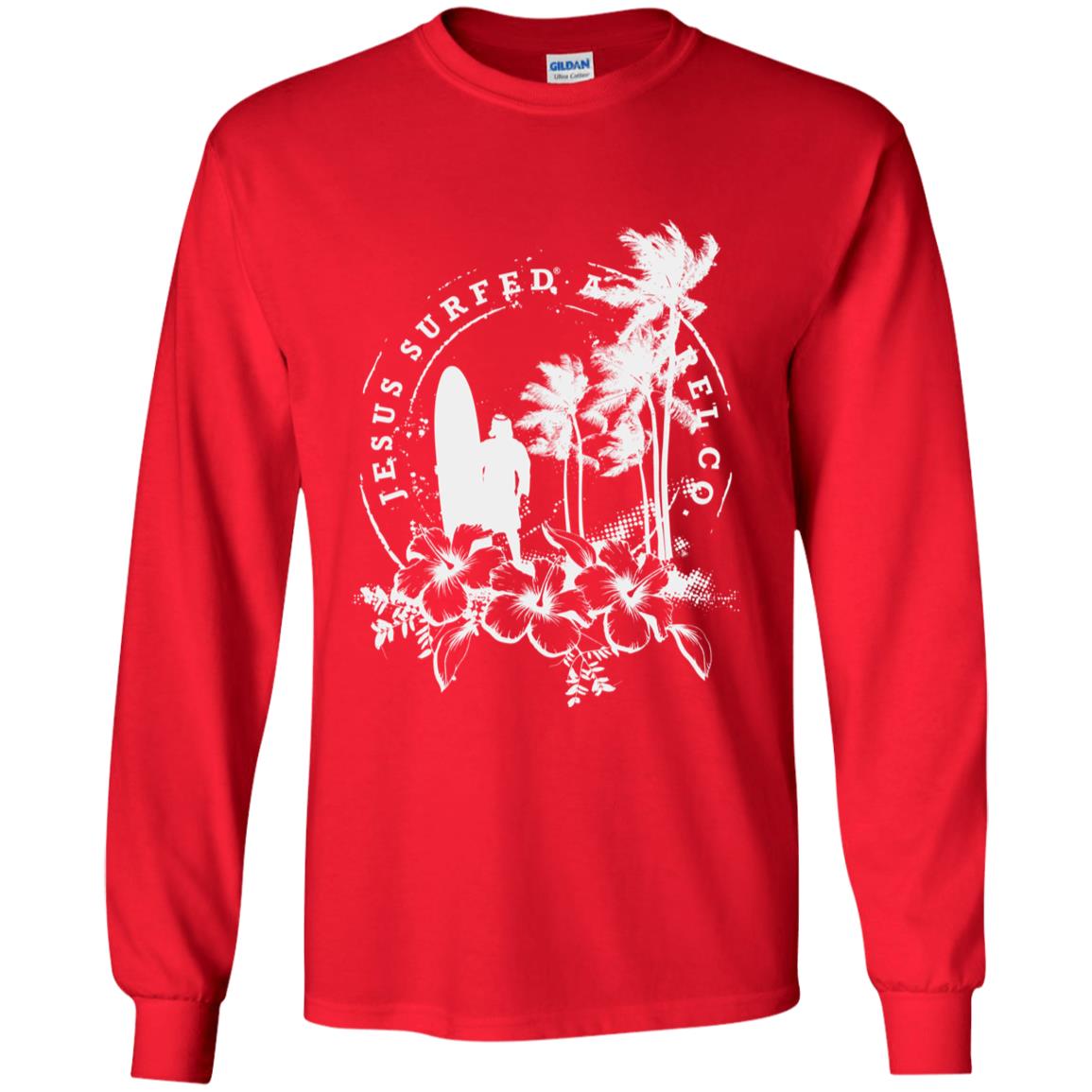 Jesus Surfed Apparel - Boy's/Girl's Youth Cotton Long Sleeve T-Shirt