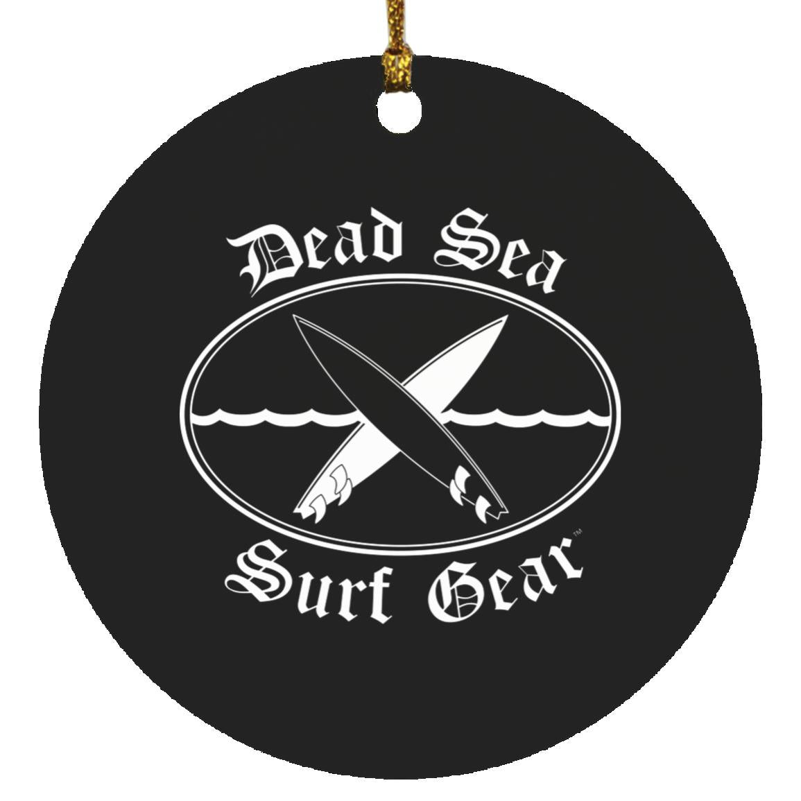 Dead Sea Surf Gear Circle Ornament
