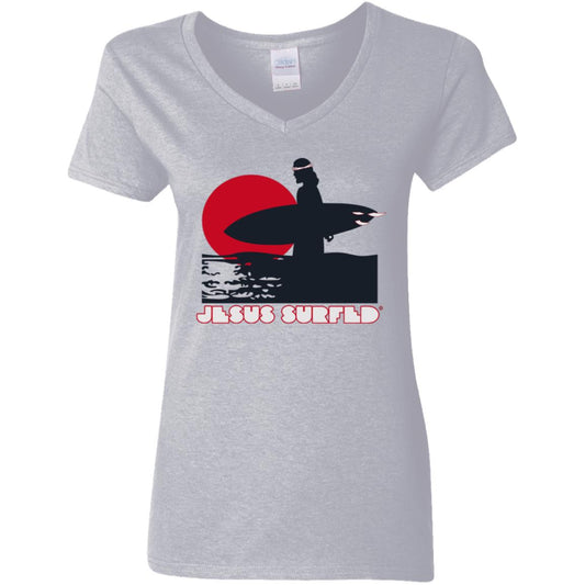 Sunset Women's V-Neck T-Shirt