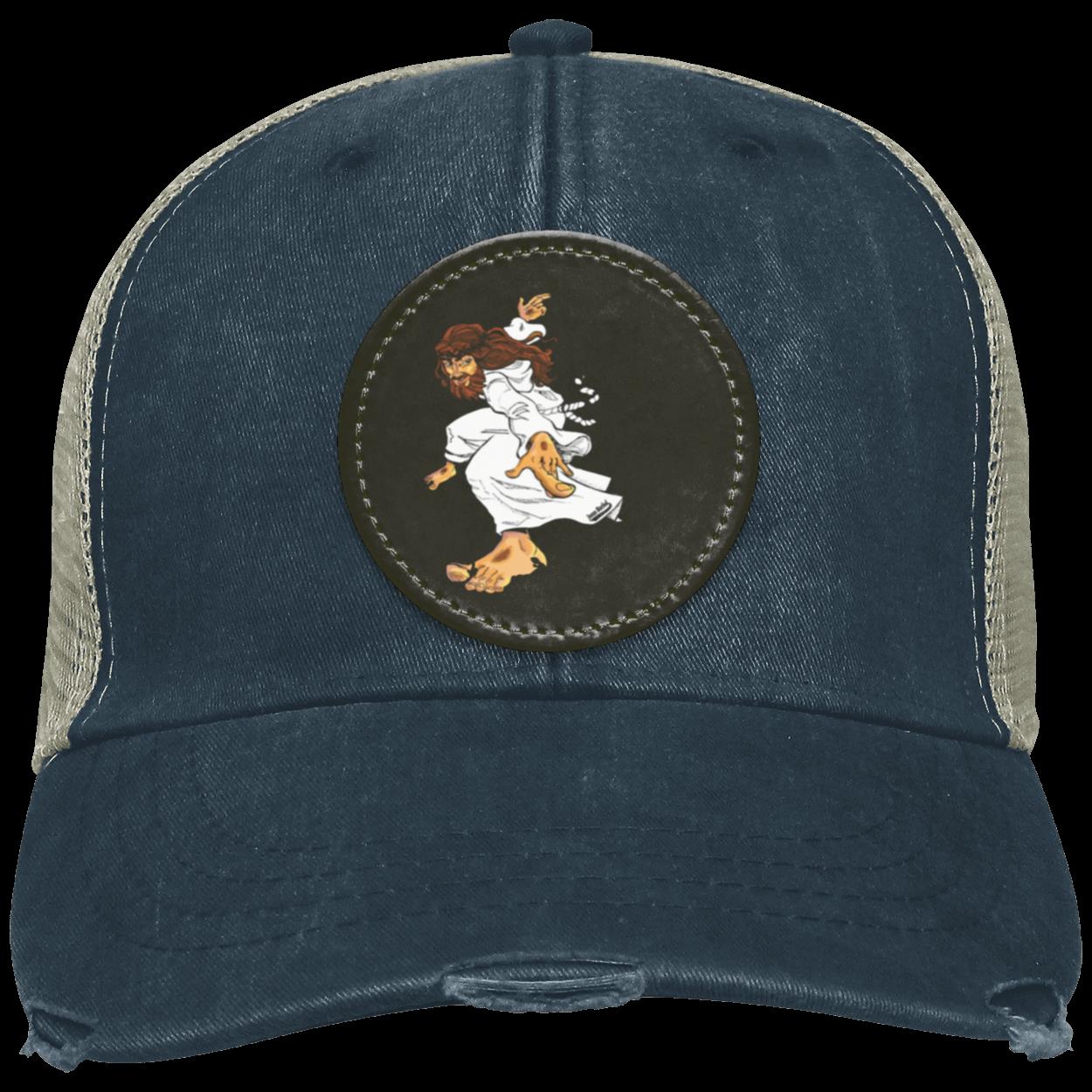 Big Jesus - Distressed Ollie Cap - Circle Patch