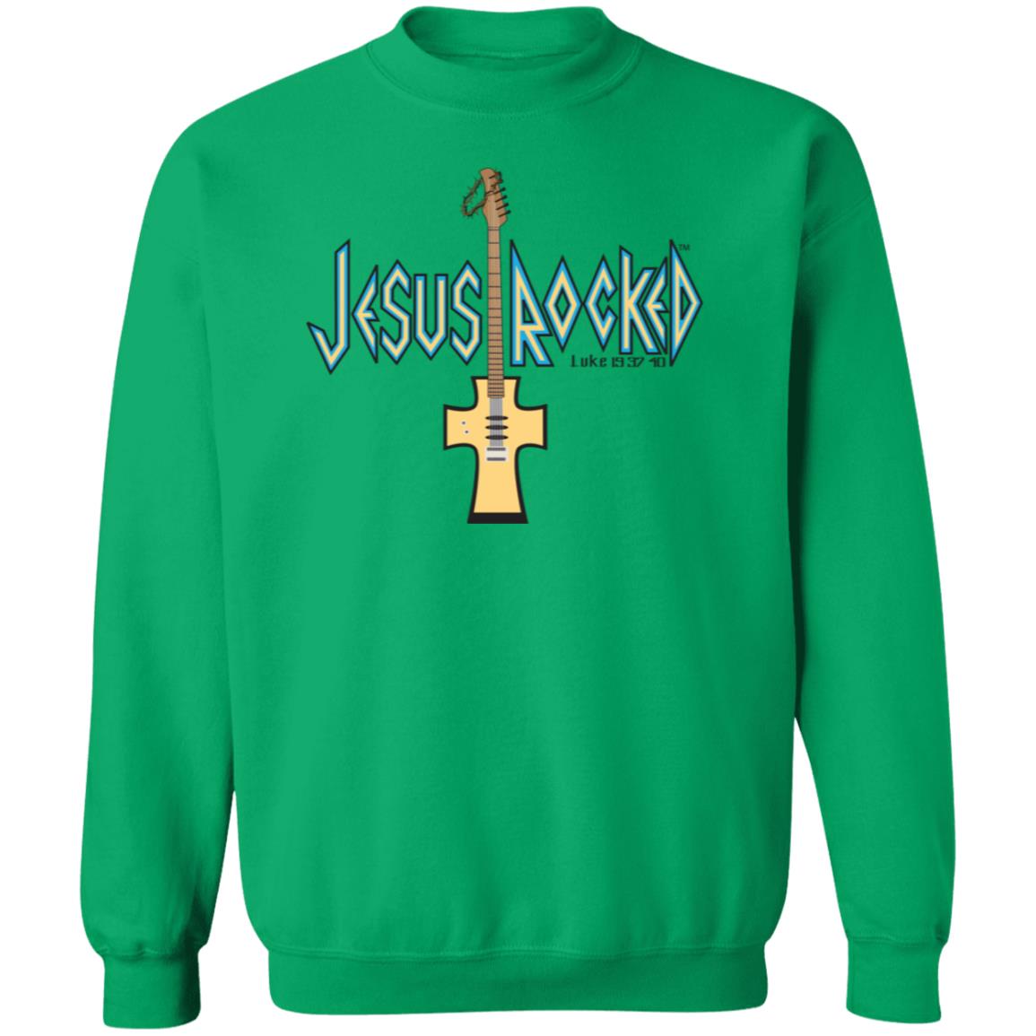 Cross Guitar - Men/Women Unisex Crewneck Sweatshirt