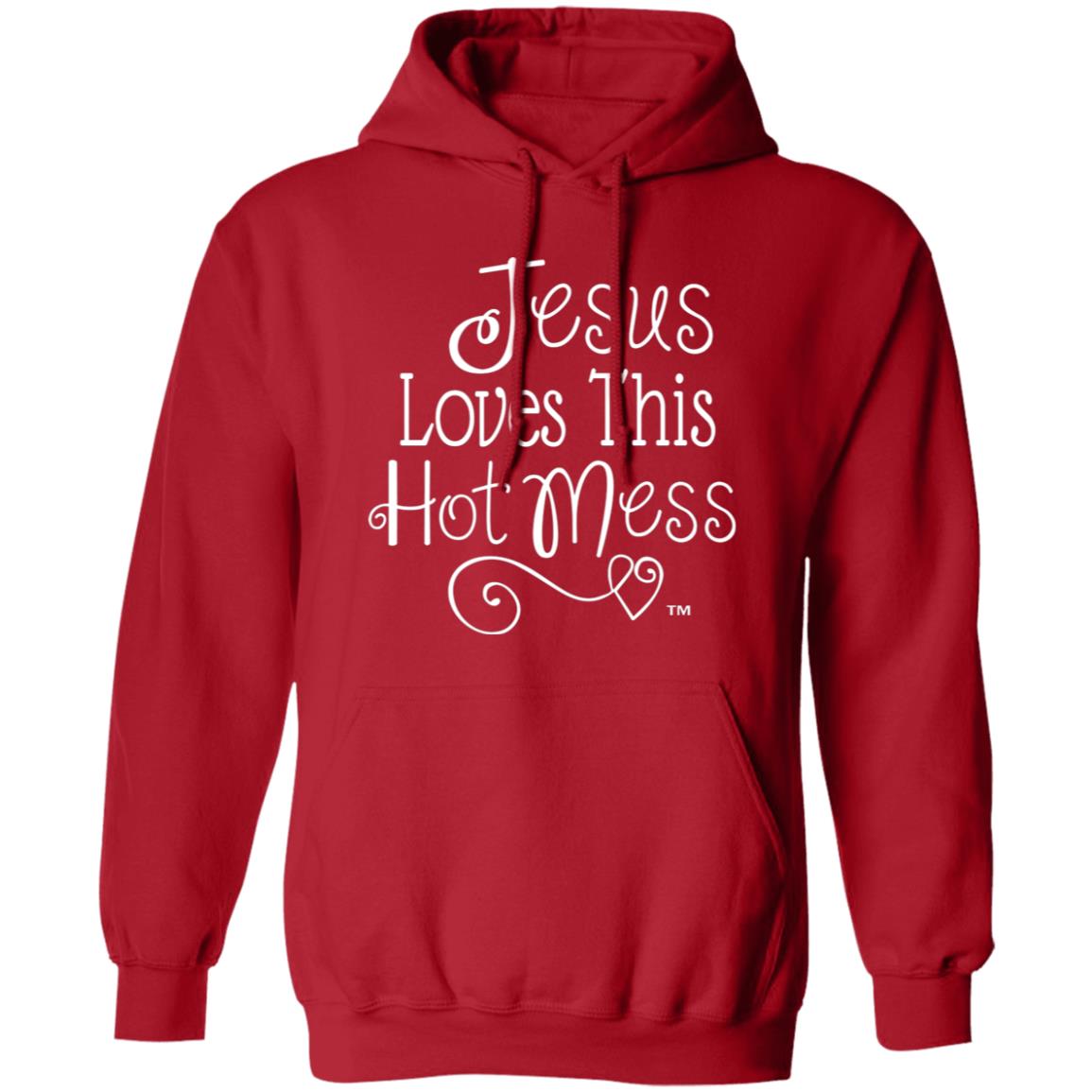 Jesus Loves This Hot Mess - Mother's Day Classic Pullover Hoodie