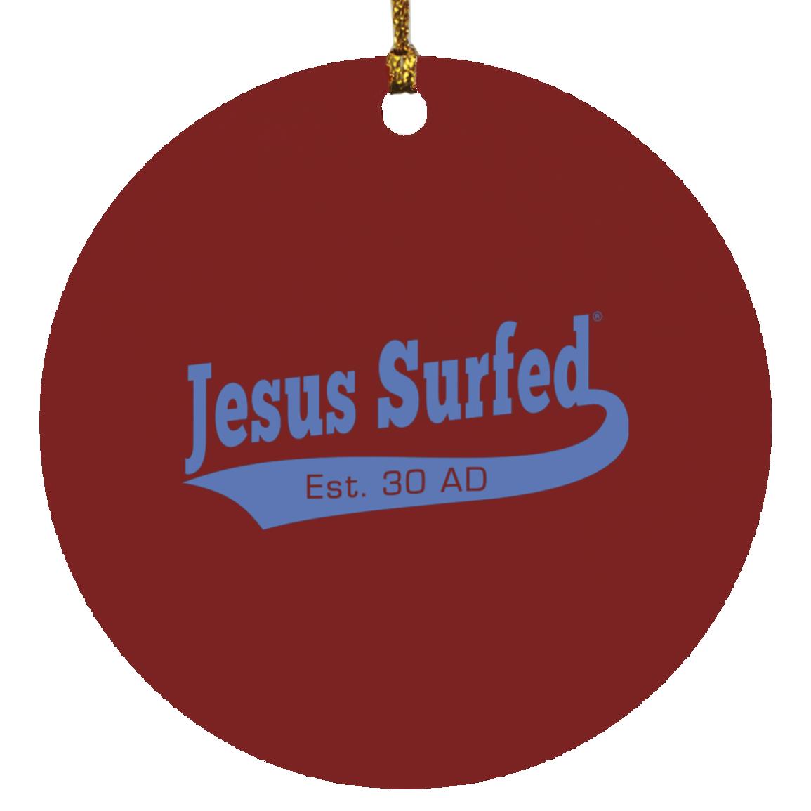 Est 30 AD Circle Ornament