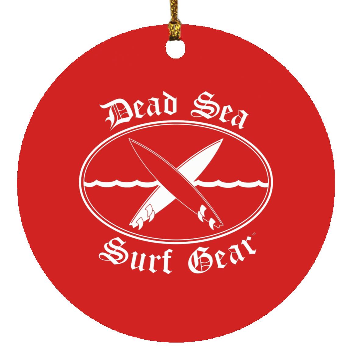 Dead Sea Surf Gear Circle Ornament
