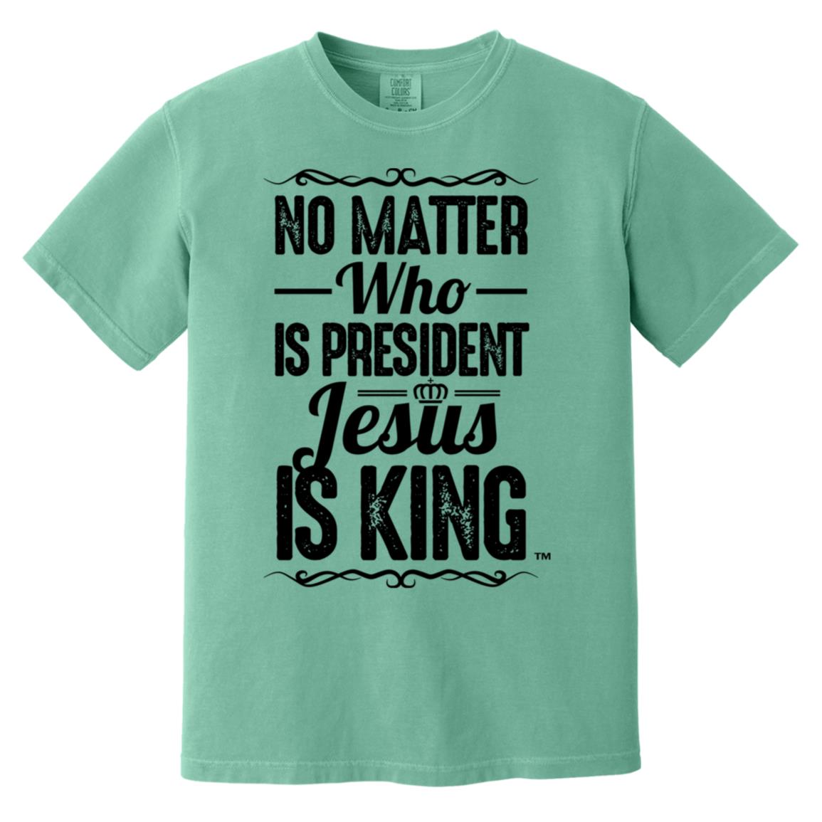 Jesus is King - Men's Soft-Washed Comfort Cotton Short Sleeve T-Shirt