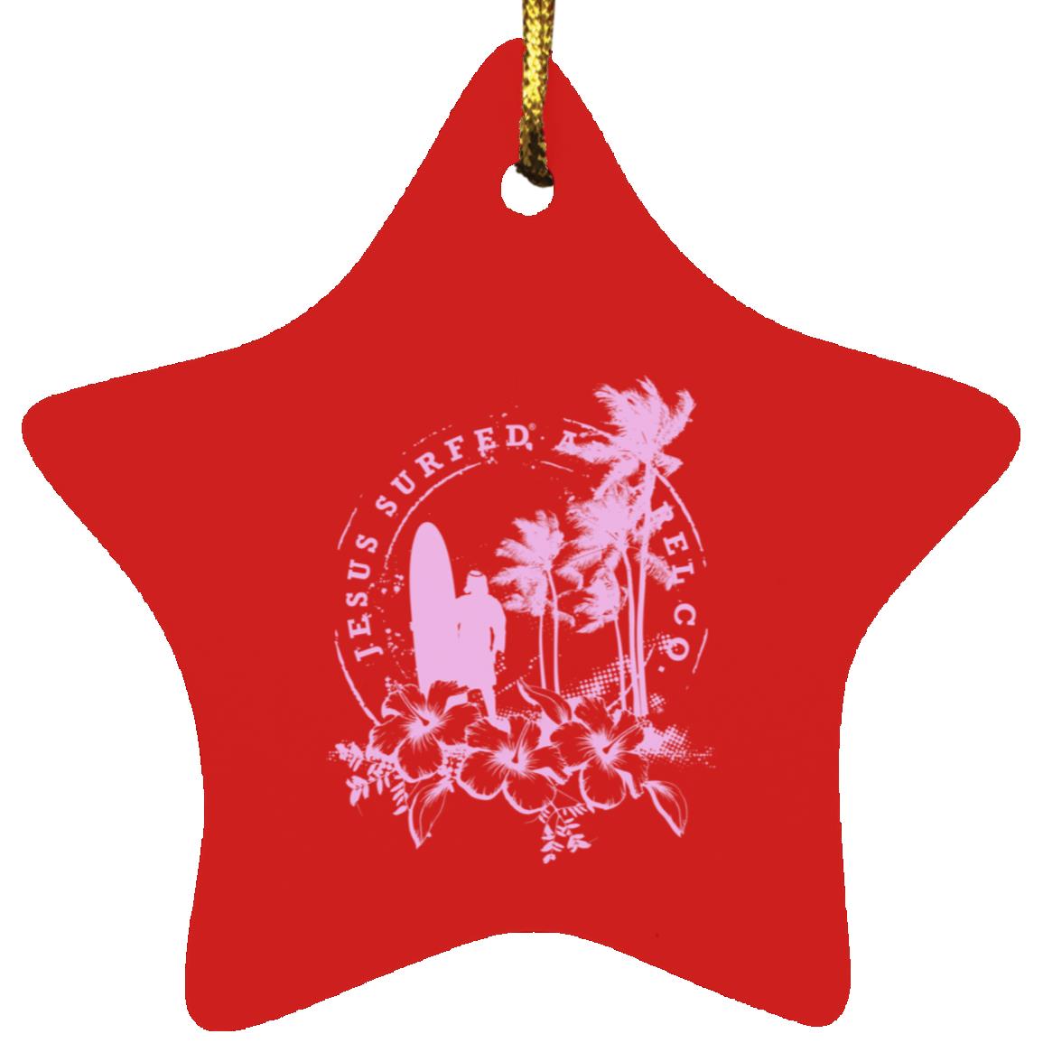 Jesus Surfed Apparel - Star Ornament