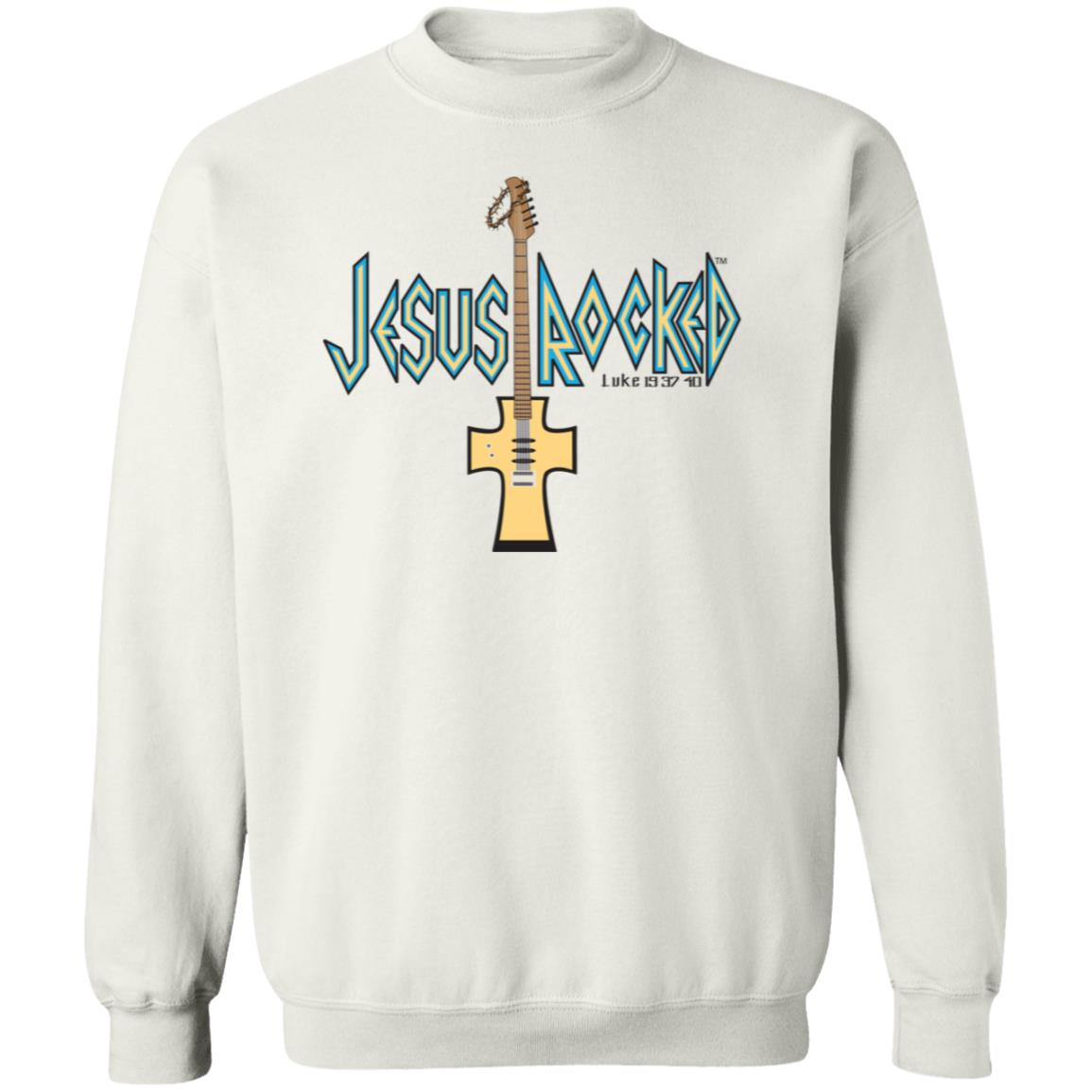 Cross Guitar - Men/Women Unisex Crewneck Sweatshirt