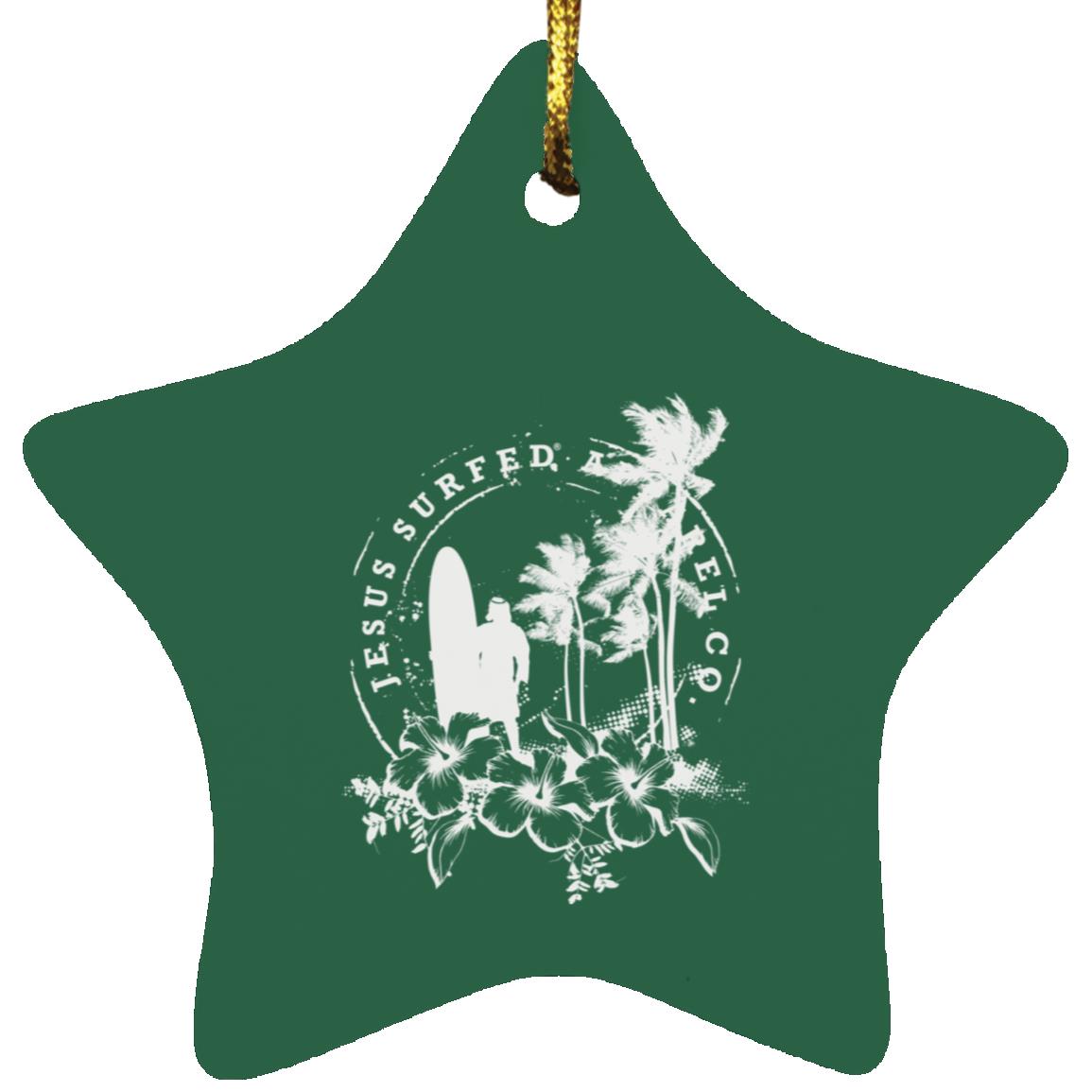 Jesus Surfed Apparel - Star Ornament