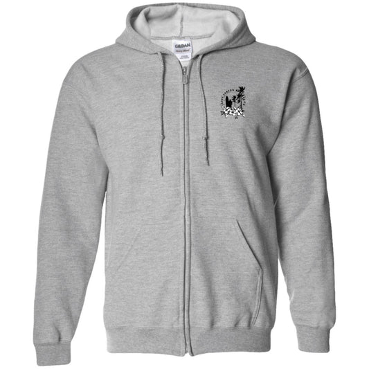 Jesus Surfed Apparel - Men/Women Unisex Full Zip Hoodie