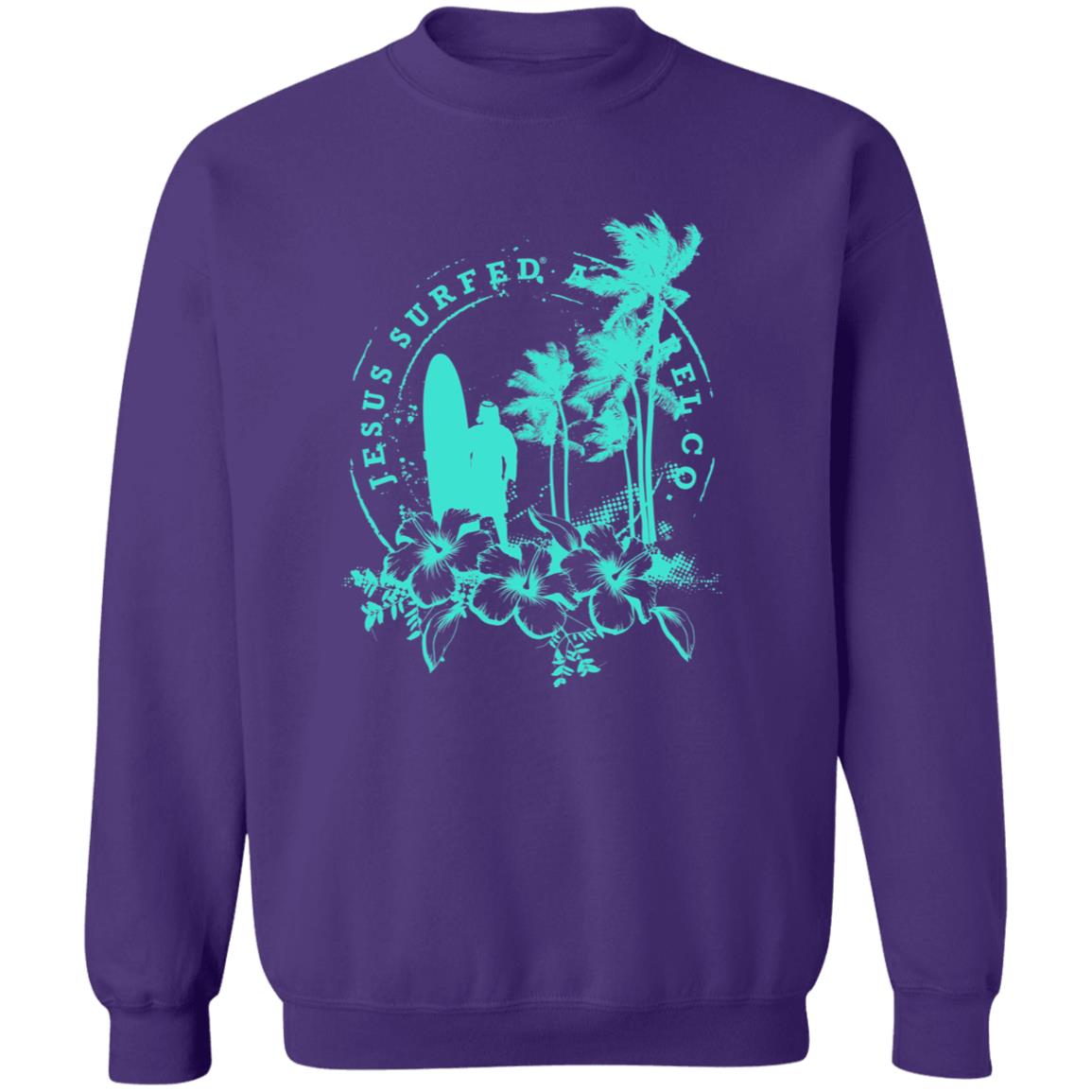 Jesus Surfed Apparel - Men/Women Unisex Crewneck Sweatshirt