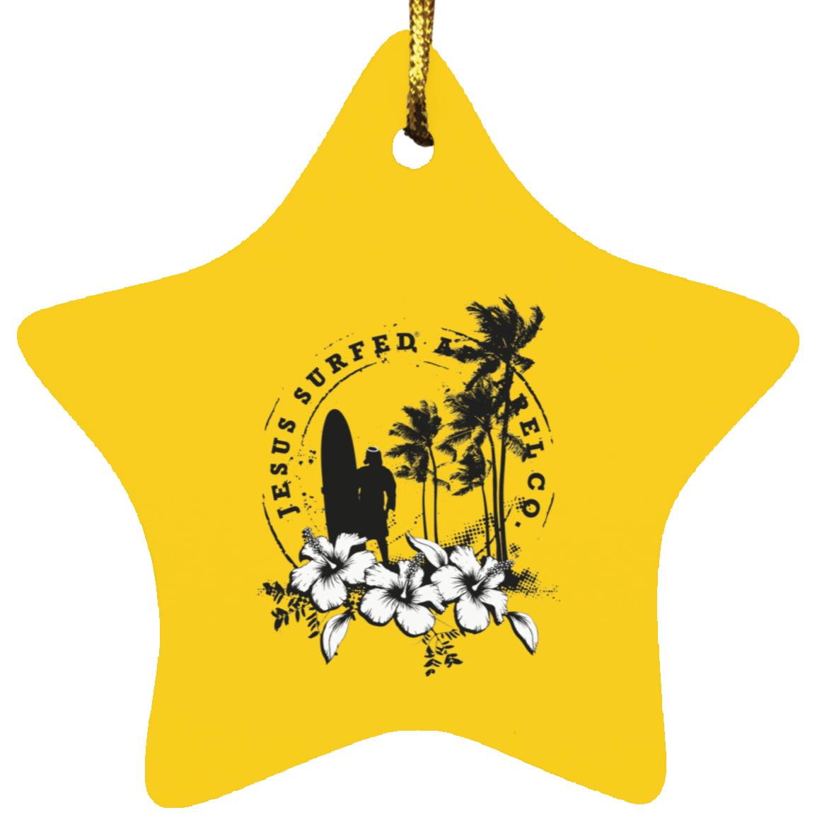 Jesus Surfed Apparel - Star Ornament