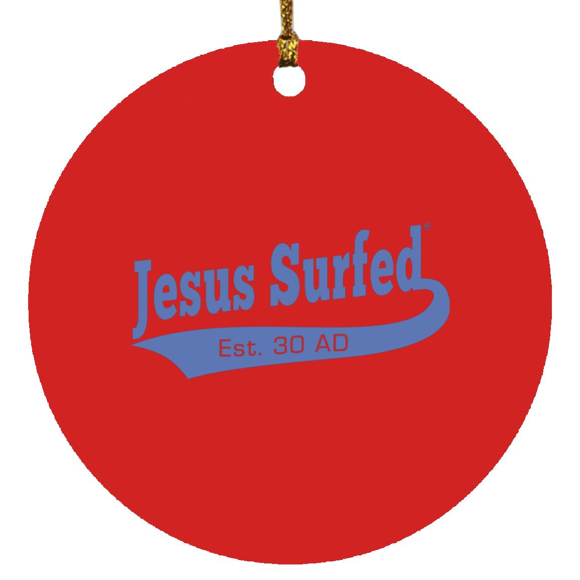 Est 30 AD Circle Ornament