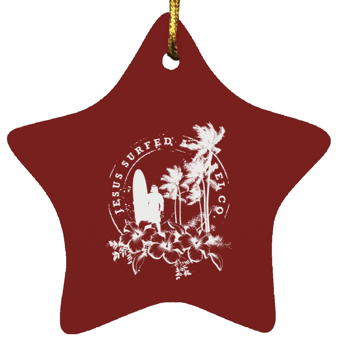 Jesus Surfed Apparel - Star Ornament