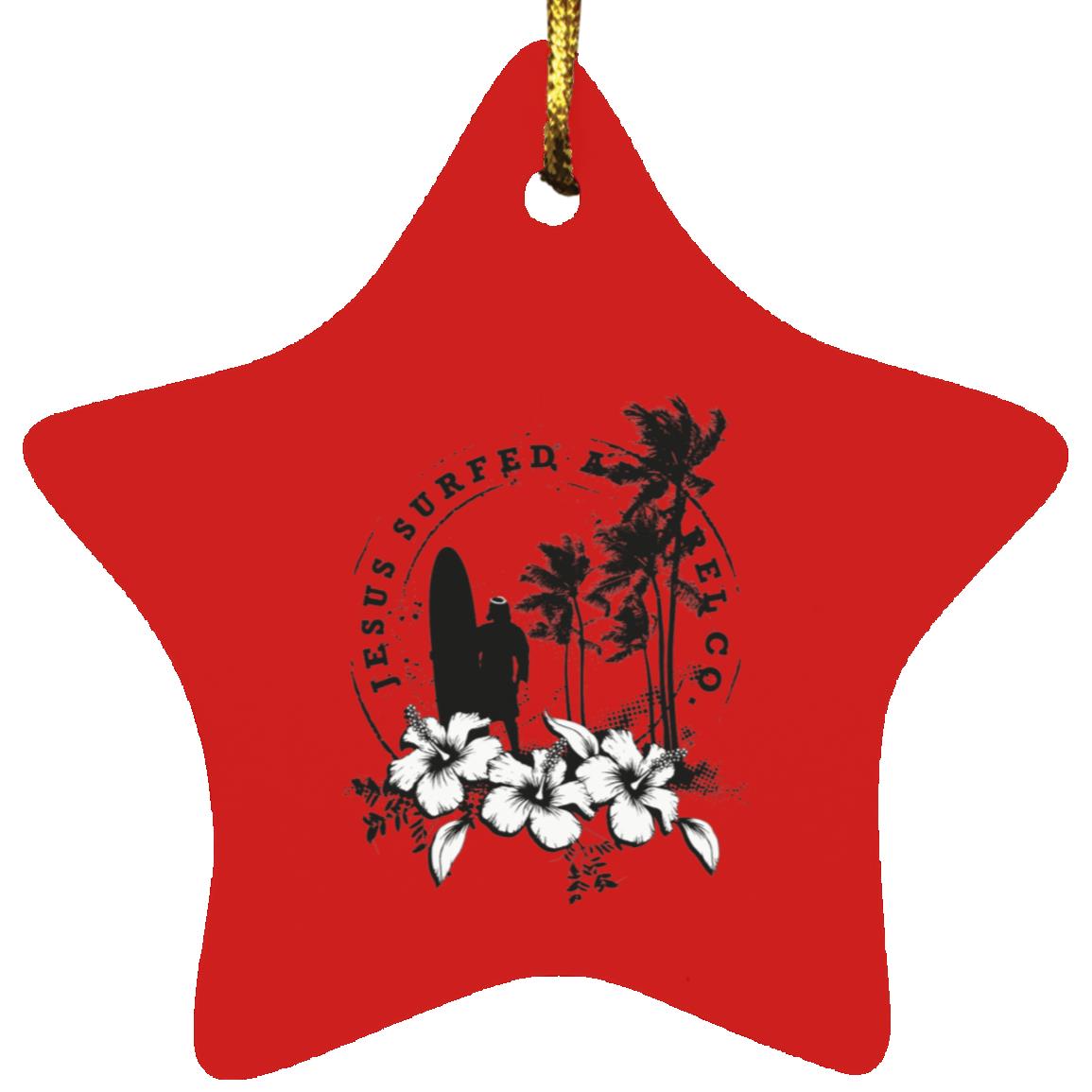 Jesus Surfed Apparel - Star Ornament