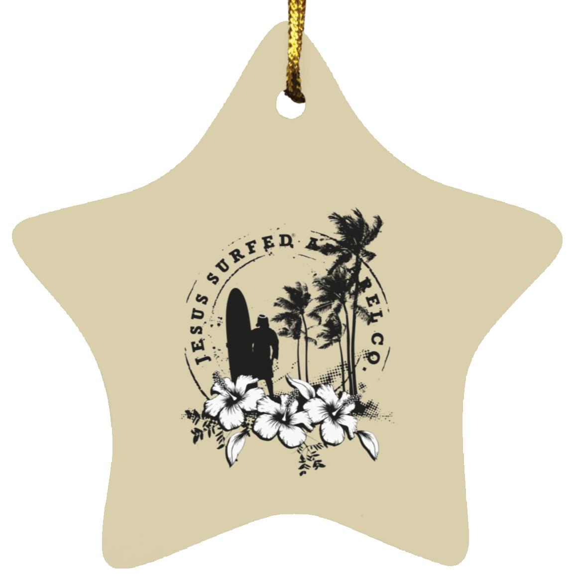 Jesus Surfed Apparel - Star Ornament