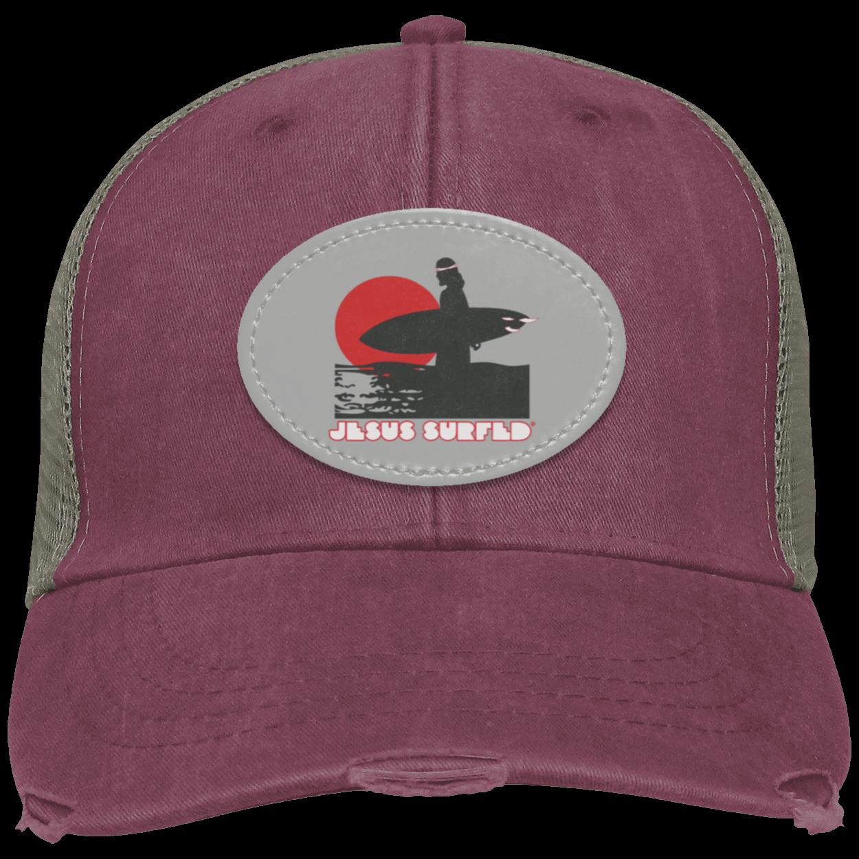 Sunset Distressed Ollie Cap - Oval Patch