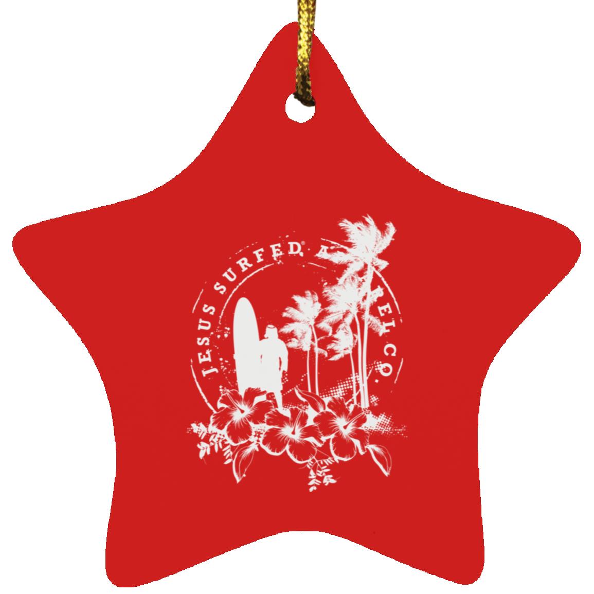Jesus Surfed Apparel - Star Ornament