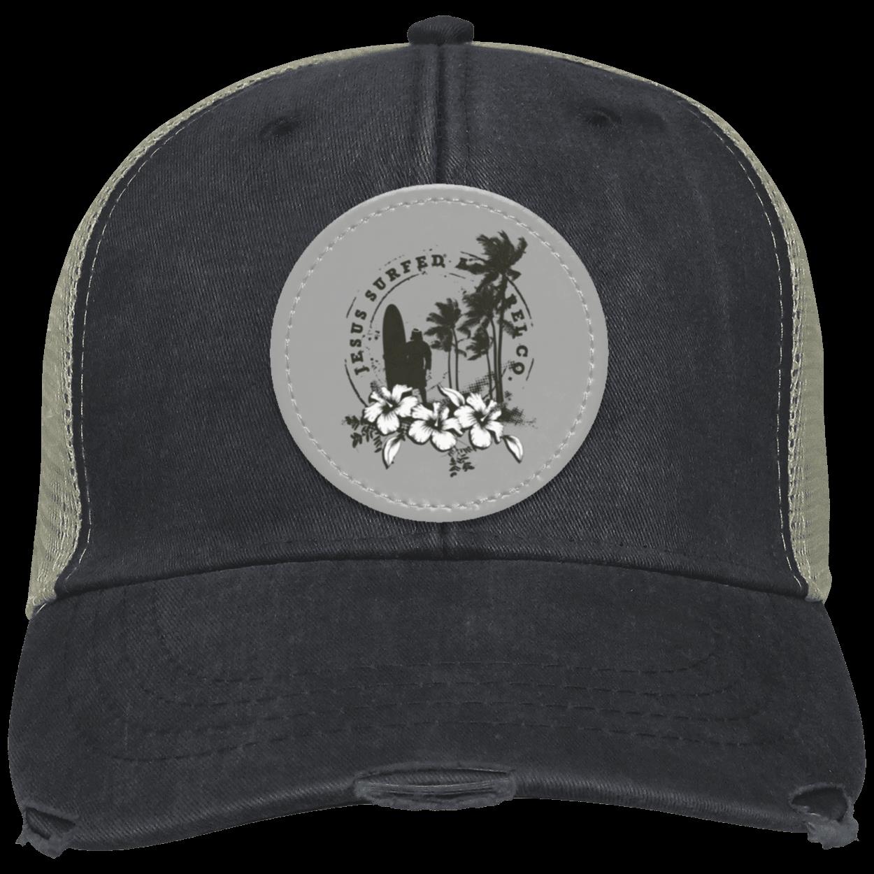Jesus Surfed Apparel - Distressed Ollie Cap - Circle Patch