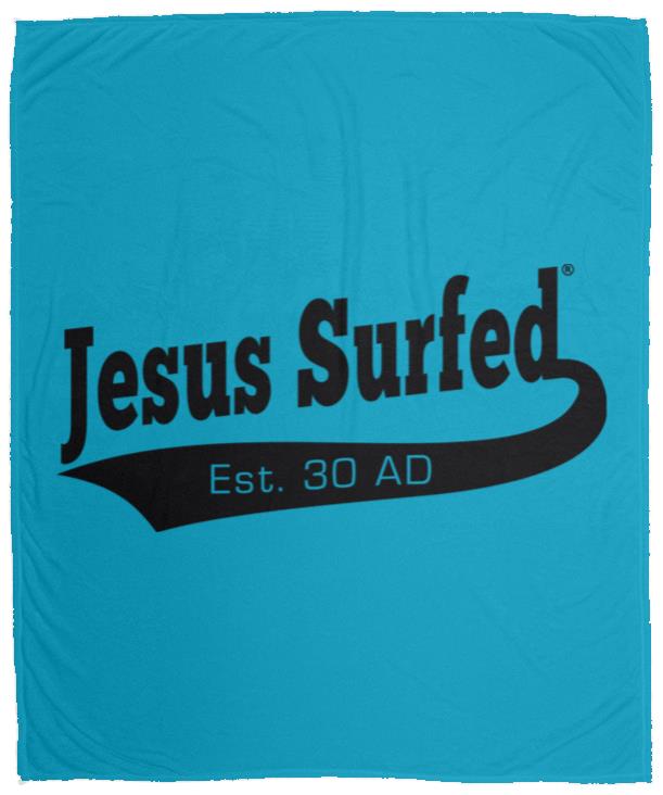 Est 30 AD - Cozy Plush Fleece Blanket - 50x60 - Jesus Surfed Apparel Co.