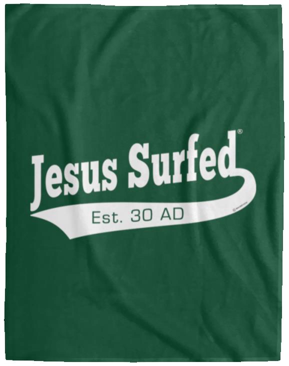 Est AD 30 - Cozy Plush Fleece Blanket - 60x80 - Jesus Surfed Apparel Co.