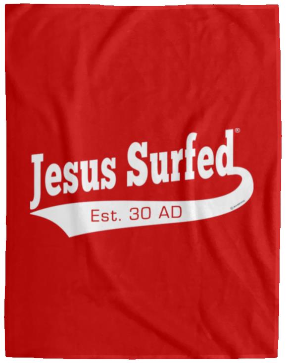 Est AD 30 - Cozy Plush Fleece Blanket - 60x80 - Jesus Surfed Apparel Co.