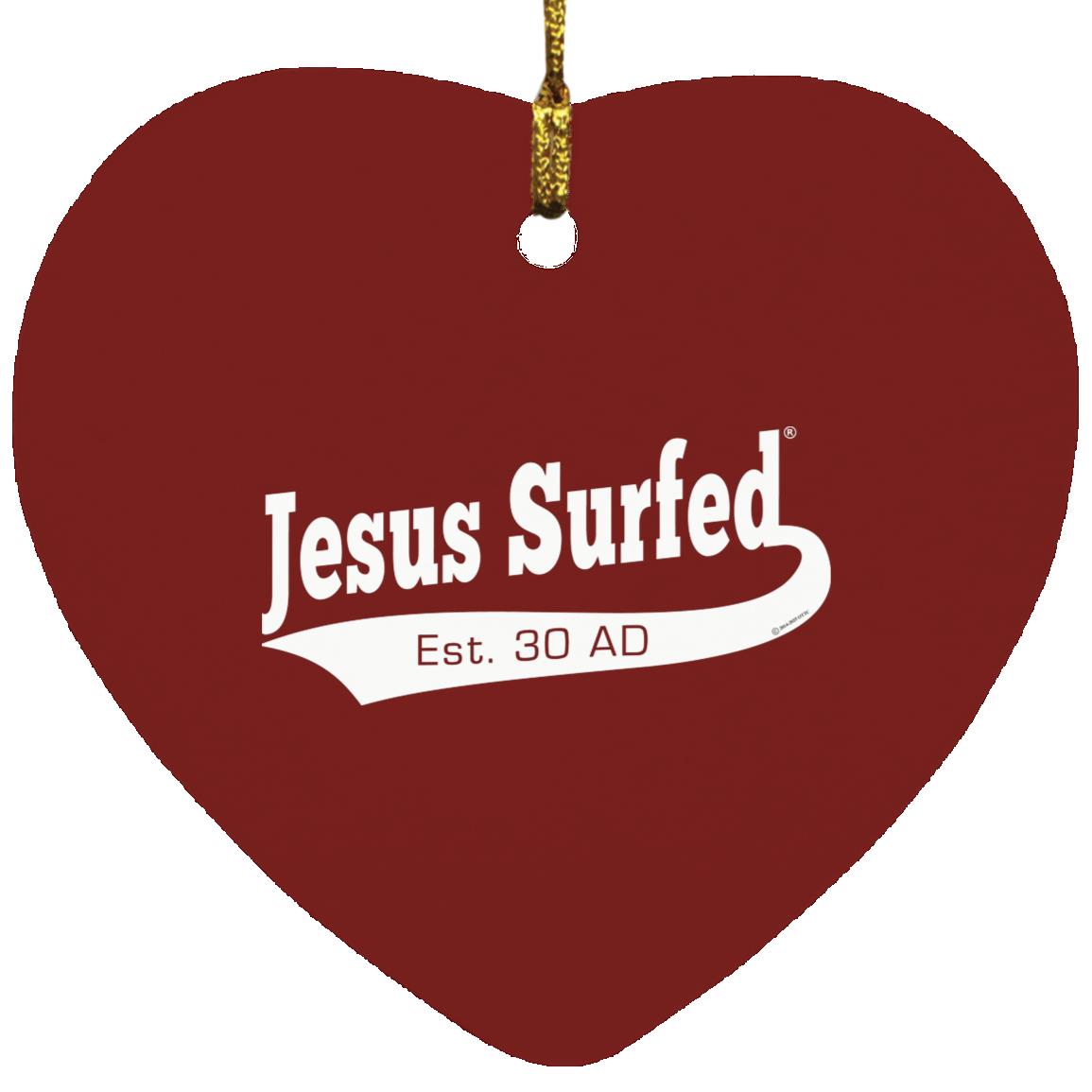 Est AD 30 - Heart Ornament - Jesus Surfed Apparel Co.