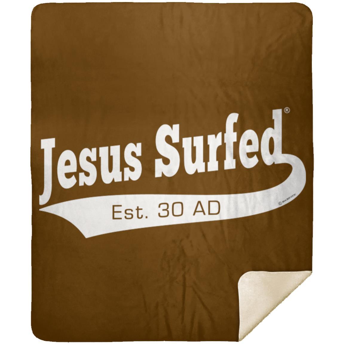 Est AD 30 - Premium Mink Sherpa Blanket 50x60 - Jesus Surfed Apparel Co.